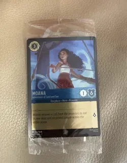 Lorcana Card Set Of Three (Discard, Sealed Moana And Sealed Stitch Alien Promo) - Image 3