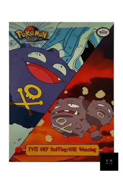 Topps Pokemon Card TV13 Koffing #109 Weezing #110 1st Print Blue Logo 1999 NM - Image 1
