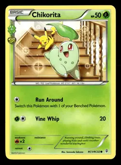 Chikorita RC1/RC32 Common Generations Pokemon Card - Image 2