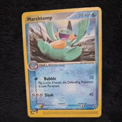 LP Marshtomp 40/109 Uncommon EX Ruby & Sapphire Pokemon Card - Image 1