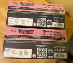 Pokemon TCG Chaos Rising Pokemon Center ETB Elite Trainer Box x2 Lot of 2 - Image 4