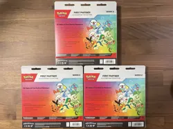 Pokemon TCG First Partner Illustration Collection Series 2 Lot of 3 (New/Sealed) - Image 2