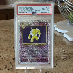 2002 Pokemon Legendary Collection Hypno Reverse Holo 25/110 PSA 8 - Image 1