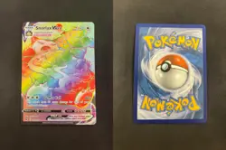 POKEMON UNGRADED SNORLAX VMAX 206/202 RAINBOW RARE SWORD & SHIELD NM - Image 1