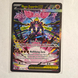 The Pokemon Company Mega Zygarde EX 120/088 Perfect order Secret Rare FA Holo - Image 1