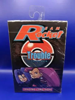 Pokemon TCG Team Rocket Trouble Theme Deck Jessie & James WOTC 1999 New Sealed - Image 2