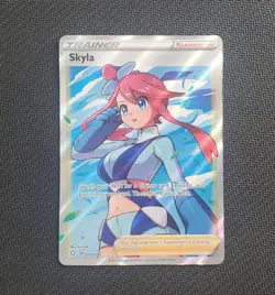 Skyla 72/72 Full Art Trainer Ultra Rare – Shining Fates Pokemon - Image 1