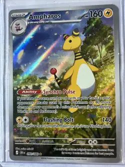 Pokemon TCG Ampharos Chaos Rising 90/86 Illustration Rare Holo IR - NM Condition - Image 1