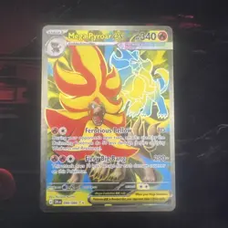 Mega Pyroar ex 099/086 Ultra Rare Chaos Rising Pokemon Holo Near Mint - Image 1
