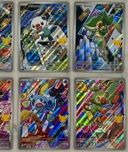 Pokemon TCG Series 2 First Partner Illustration COMPLETE Set X9 - TWO AVAILABLE - Image 4