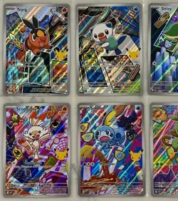 Pokemon TCG Series 2 First Partner Illustration COMPLETE Set X9 - TWO AVAILABLE - Image 5