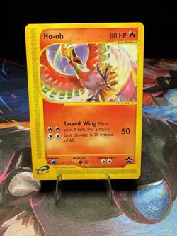 Pokemon Ho-Oh 52 WOTC Black Star Promo 2002 – DMG - Image 1