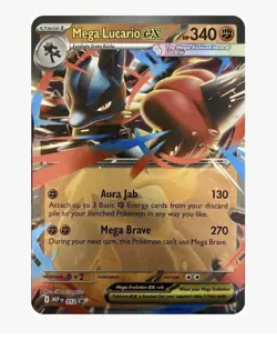 Mega Lucario ex - 012 012 Holo Promo ME: Mega Evolution Promo Pokemon Near Mint - Image 1