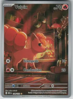 Vulpix - 138/132 - ME01: Mega Evolution Illustration Rare Full Art Holo HP70 EN - Image 1