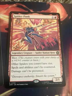 Spider -Punk - MtG Spider-Man - NM - Image 1
