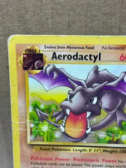 Aerodactyl 16/62 Rare DAMAGED Pokemon Fossil - Image 2