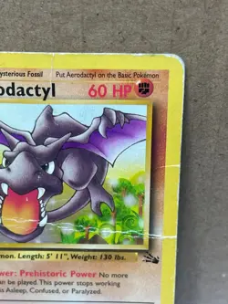 Aerodactyl 16/62 Rare DAMAGED Pokemon Fossil - Image 3