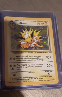 Pokemon Jolteon 4/64 Jungle Holo 1999 Wizards Stage 1 - Image 2