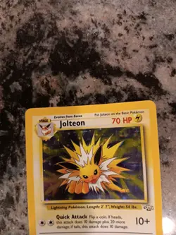Pokemon Jolteon 4/64 Jungle Holo 1999 Wizards Stage 1 - Image 4