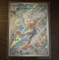 Pokemon Company Raboot 147/142 SV07 Stellar Crown IR Holo FA - Image 1