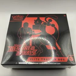 Pokemon Scarlet Violet Destined Rivals Elite Trainer Box New Factory Sealed Box - Image 1
