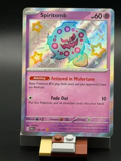 2024 Pokemon Paldean Fates Spiritomb #158/091 - Image 3