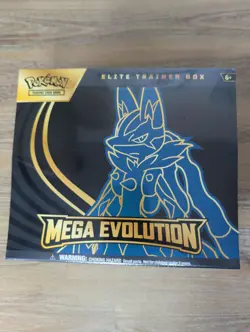Pokemon TCG Mega Evolution Lucario Elite Trainer Box ETB NEW FACTORY SEALED - Image 1