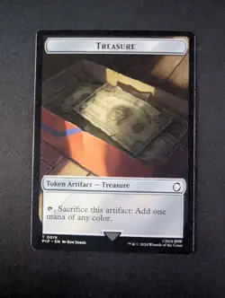ROBOT 16 // TREASURE 19 MTG Dual-Sided Fallout Tokens - Image 2