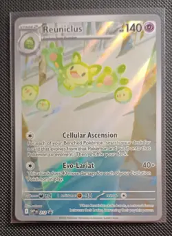Pokemon TCG Reuniclus SVP 212 Black Star Promo Holo - Image 1