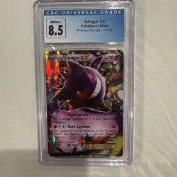 Pokemon Gengar EX Ultra Rare 34/119 XY Phantom Forces CGC 8.5 Holo minty - Image 1