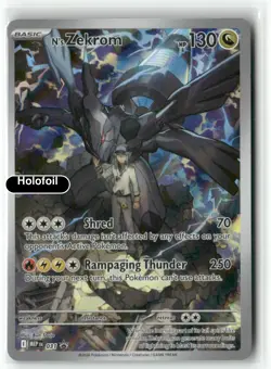N's Zekrom [Pokemon MEP - 031] Holofoil - Image 2