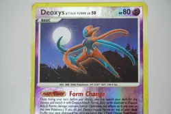 DEOXYS ATTACK FORME 24/146 RARE LEGENDS AWAKENED POKEMON REVERSE HOLO HP - Image 2
