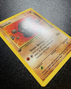 Geodude 47/62 1st Edition Fossil Set Pokemon 1999 English NM - Image 2