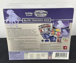 CHILLING REIGN ETB Elite Trainer Box Pokemon SWSH Ice Rider Calyrex New ETB 820650808630 - Image 2