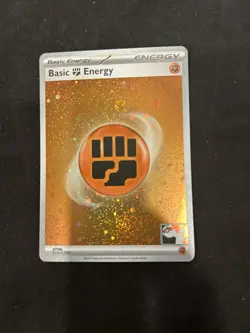 Basic Fighting Energy SVE 006 Cosmos Holo Prize Pack Series Pokemon - Image 1