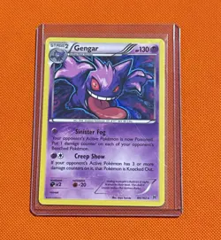 Pokemon TCG Gengar 60/162 Breakthrough Holo Rare HP 130 English 2015 - Image 1