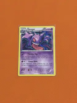 Pokemon TCG Gengar 60/162 Breakthrough Holo Rare HP 130 English 2015 - Image 3