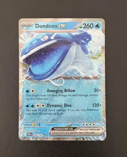 Dondozo ex 066/182 Double Rare Destined Rivals Pokemon Holo Near Mint - Image 1