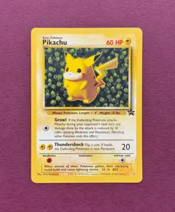 Pokemon 1999 Black Star Promo #1 Ivy Pikachu, Wizards of the Coast Vintage NM - Image 1