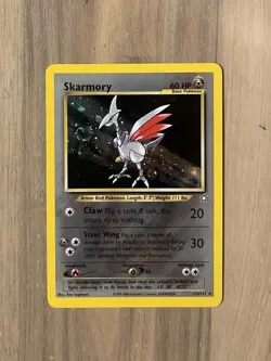 Skarmory Pokemon WOTC 2001 Neo Genesis 13/111 Holo Swirl NM - Image 1