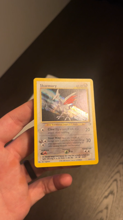 Skarmory Pokemon WOTC 2001 Neo Genesis 13/111 Holo Swirl NM - Image 2