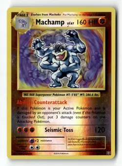 Pokemon Card Machamp LP XY - Evolutions Reverse Holo Rare 59/108 - Image 1