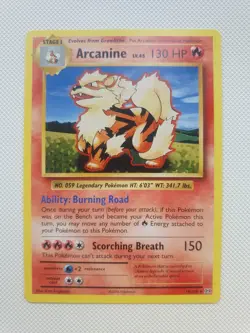 Pokemon TCG Arcanine 18/108 XY Evolutions Non-Holo Rare Card Classic Look - Image 2