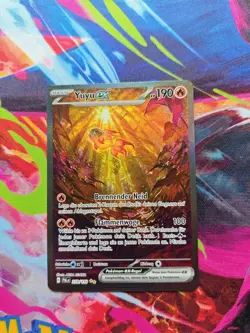 Yuyu EX 259/193 PAL SIR Pokemon Karte Entwicklungen in Paldea Near Mint Deutsch - Image 1