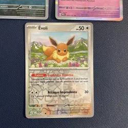 Lot 3 Cartes Pokemon Evolition Ev 8.5 FR Noctali & Mentali HOLO, Evoli Reverse - Image 4