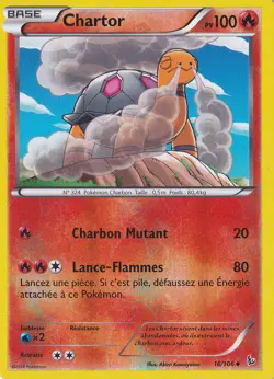 Chartor Reverse - XY2:Etincelles - 16/106 - Carte Pokemon Neuve Francaise - Image 1