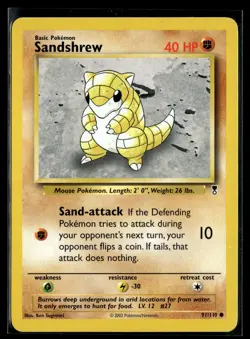 Sandshrew 91/110 Legendary Collection Common Pokemon - Image 1