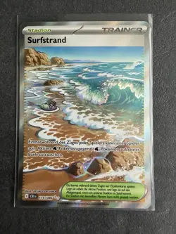 POKEMON SURFING BEACH 114/086 Surfstrand Wachsendes CHAOS RISING ULTRA RARE Nm - Image 1