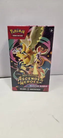 Pokemon TCG Mega Evolutions "Ascended Heroes" Booster Bundle Sealed 6Packs ⚡ - Image 1