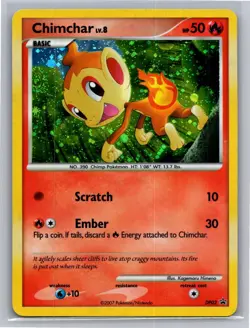 Chimchar DP02 Holo Promo Diamond and Pearl Promos Pokemon Moderately Played - Image 1